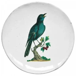 Astier de Villatte Plates<Blue Sparrow Dinner Plate