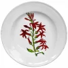 Astier de Villatte Plates<Cardinal Flower Soup Plate