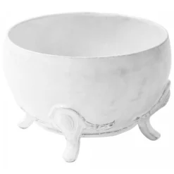 Astier de Villatte Platters/Salad Bowls & Stands<Cleopatre Bowl With Feet