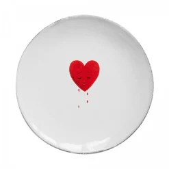 Astier de Villatte Small Dishes<Crying Heart Saucer