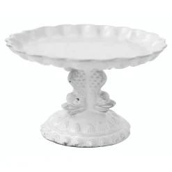 Astier de Villatte Platters/Salad Bowls & Stands<Dauphins Small Dish On Stand