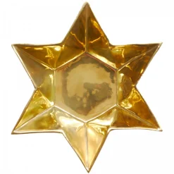 Astier de Villatte Plates<Etoile Soup Plate (Golden Interior)