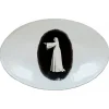 Astier de Villatte Platters/Salad Bowls & Stands<Ghost Looking Left Platter