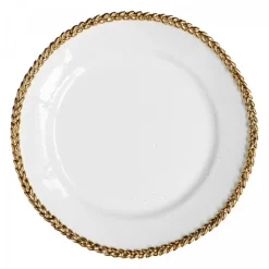 Astier de Villatte Plates<Gold Josephine Dinner Plate
