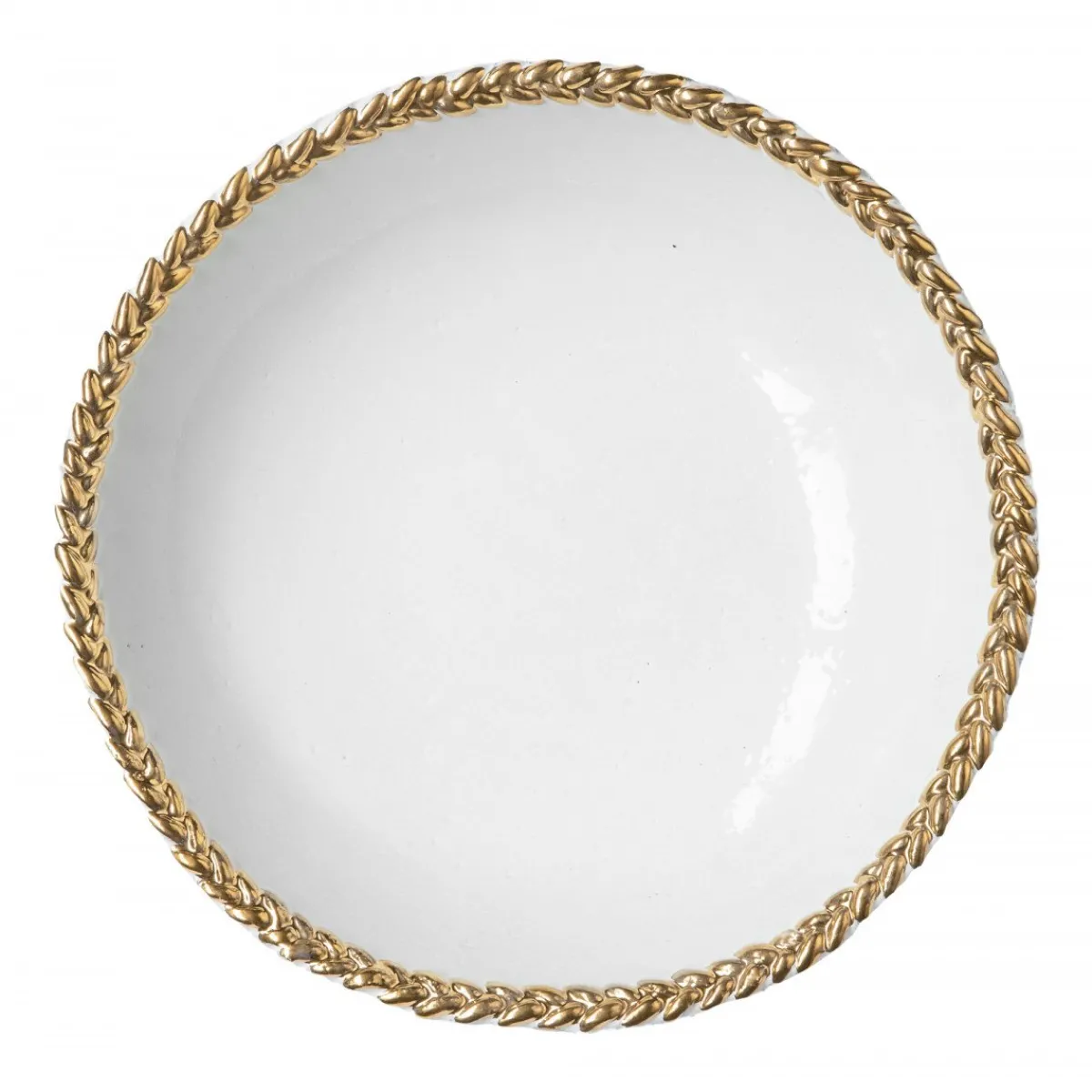Astier de Villatte Plates<Gold Josephine Soup Plate