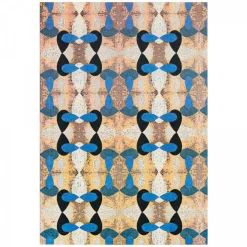 Astier de Villatte Notebooks<Golden Blue Nathalie Lete Medium Notebook
