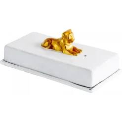 Astier de Villatte Boxes & Ornaments<Golden Lion Box
