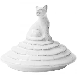 Astier de Villatte Candles<Grand Chalet Cat Candle Lid For Glass Candles