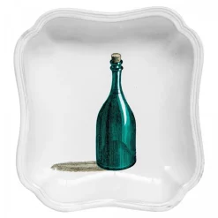 Astier de Villatte Plates<Green Bottle Soup Plate