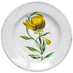 Astier de Villatte Plates<Mountain Lily Soup Plate