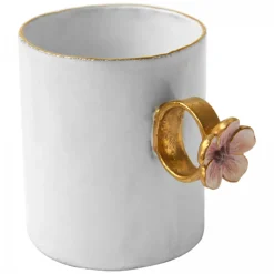 Astier de Villatte Cups & Teapots<Pink Flower Ring Cup