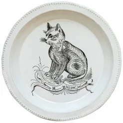 Astier de Villatte Plates<Scenario Cat Soup Plate