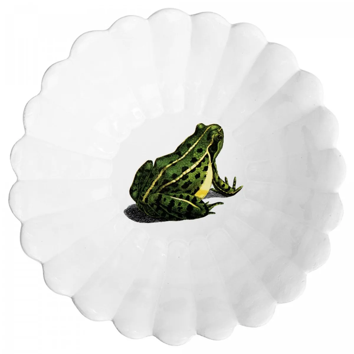 Astier de Villatte Platters/Salad Bowls & Stands<Sitting Frog Large Salad Bowl