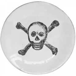 Astier de Villatte Small Dishes<Skull & Bones Saucer
