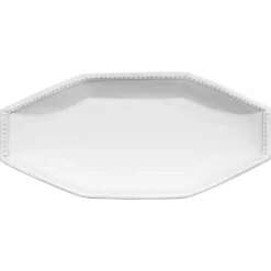 Astier de Villatte Platters/Salad Bowls & Stands<Small Perles Platter