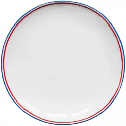 Astier de Villatte Plates<Tricolore Dinner Plate