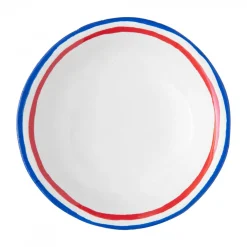 Astier de Villatte Small Dishes<Tricolore Saucer