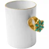 Astier de Villatte Cups & Teapots<Turquoise Flower Ring Cup