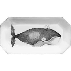 Astier de Villatte Platters/Salad Bowls & Stands<Whale Platter