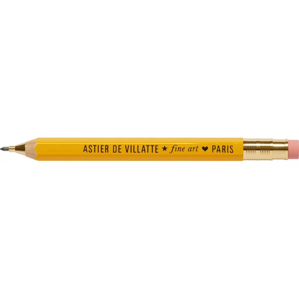 Astier de Villatte Cards/Pencils And Erasers<Yellow Robusto Mechanical Pencil